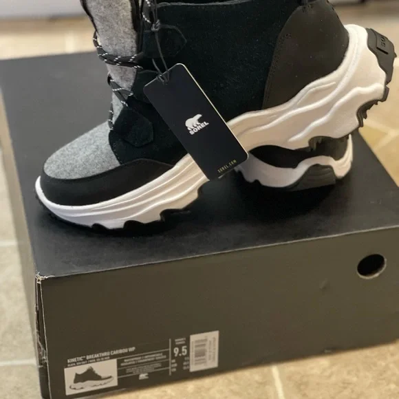 SOREL Kinetic Impact Caribou waterproof Bootie - Picture 3 of 5